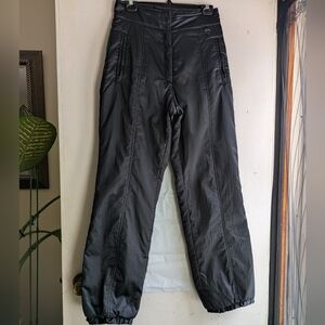 Obermeyer Women's Black Insulated Snow Pants. US 12
